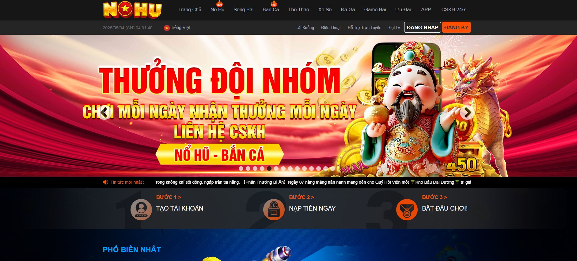 NOHU90 - Cổng Game Nổ Hũ Uy Tín Nhất Năm 2025